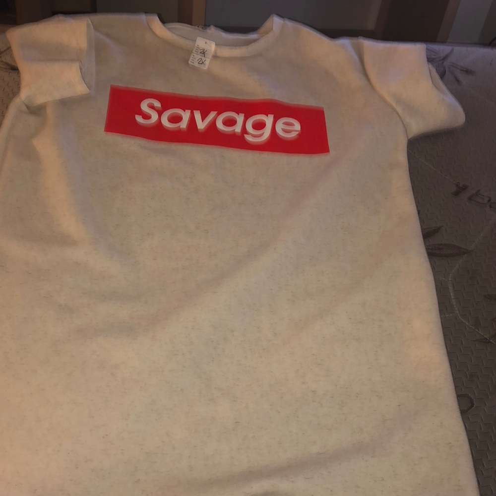 2x savage shirt dress